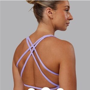 LSKD Aspire Sports Bra Strappy Back Top